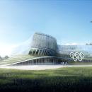 54886effe58eceac6a00002b_images-released-of-3xn-s-olympic-headquarters-planned-for-lausanne-_ioc_north-view