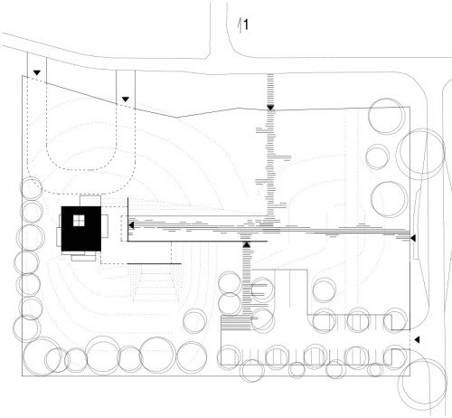 Vulkán Helyszínrajz - Site plan - Modern Design