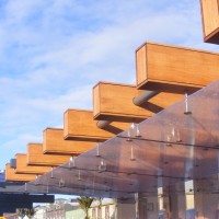 Auckland Transport Bus Shelter | Accoya Wood