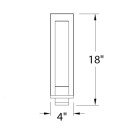 Jedi 18in Outdoor Wall Light from Modern Forms2