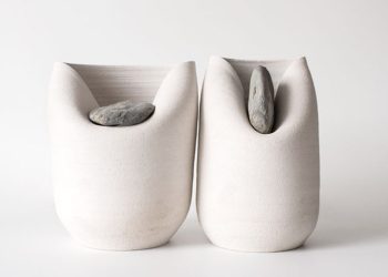 Colera Stone Clay Vase | Martín Azúa